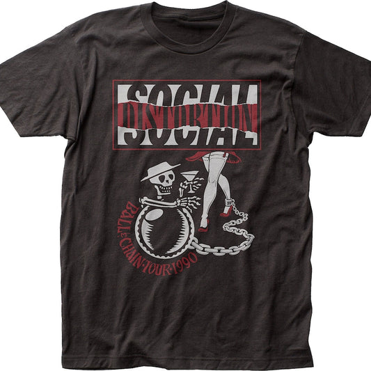 Social Distortion Ball and Chain Tour T-Shirt