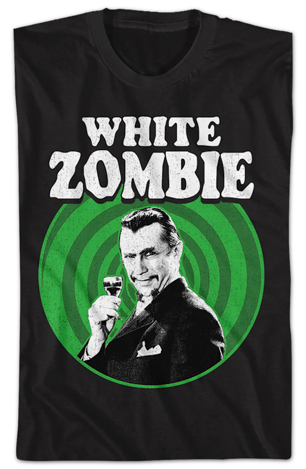 Spiral Poster White Zombie T-Shirt
