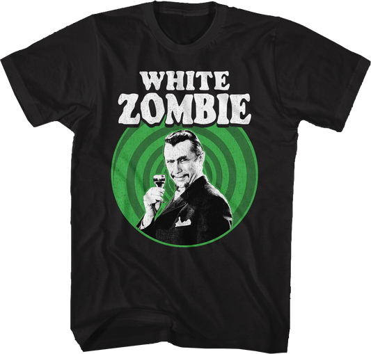 Spiral Poster White Zombie T-Shirt