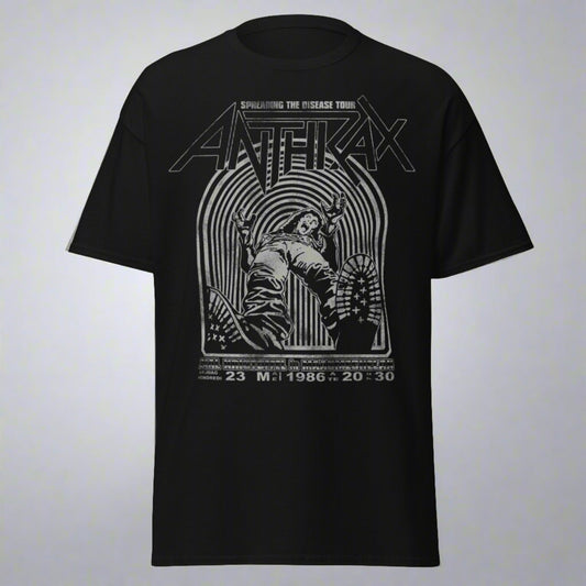 Anthrax  1986 Tour Jumbo Print T Shirt
