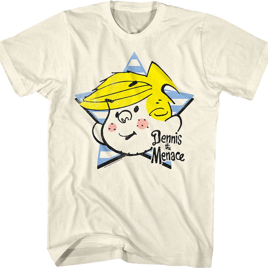 Star Head Shot Dennis The Menace T-Shirt