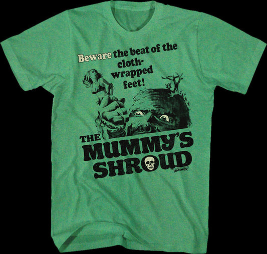 The Mummy's Shroud Hammer Films T-Shirt