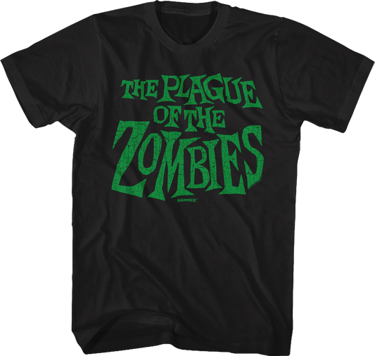 The Plague Of The Zombies Logo Hammer Films T-Shirt