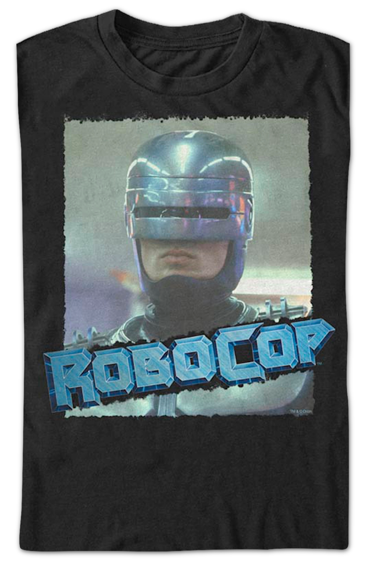 Torn Photo Robocop T-Shirt