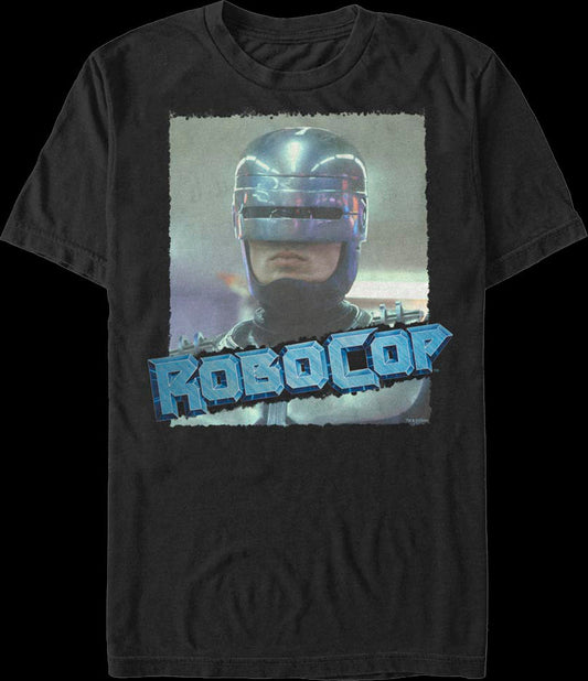 Torn Photo Robocop T-Shirt