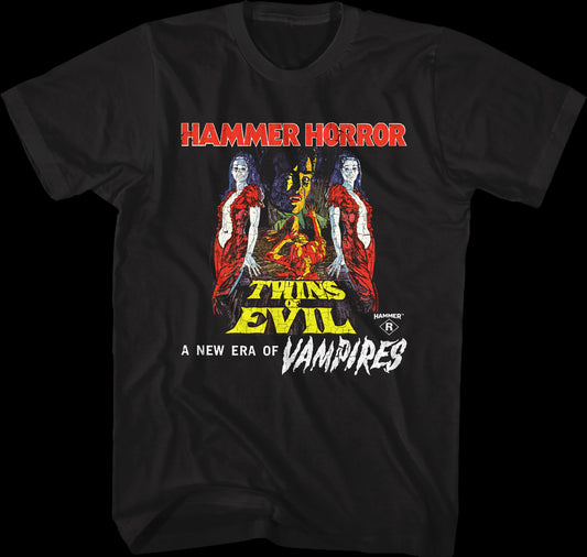Twins Of Evil Hammer Films T-Shirt