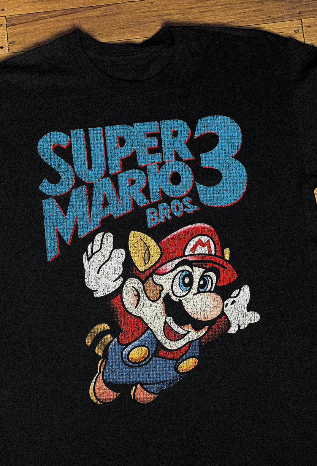 '88 SUPER MARIO BROS. 3 NES BLACK T-SHIRT
