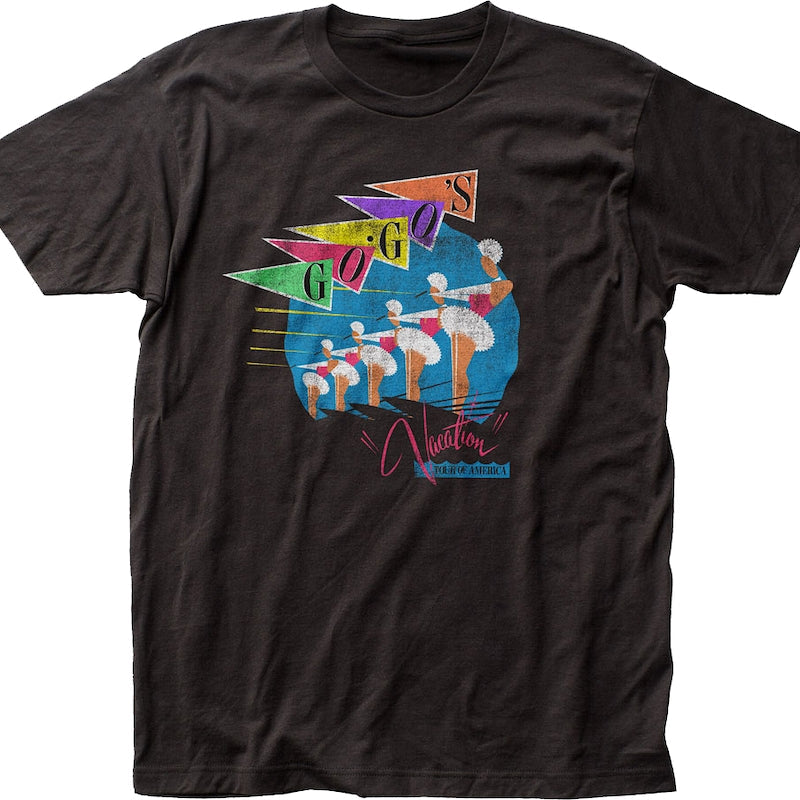 Vacation Tour Of America Go-Go's T-Shirt