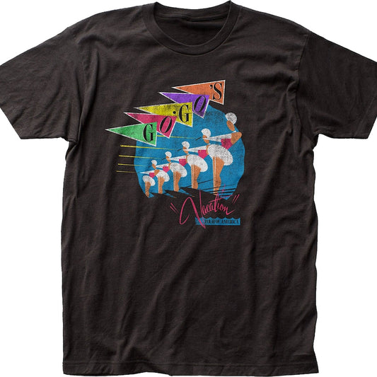 Vacation Tour Of America Go-Go's T-Shirt