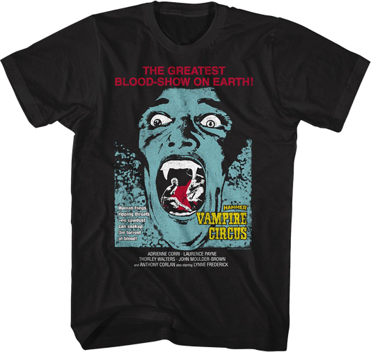 Vampire Circus Hammer Films T-Shirt