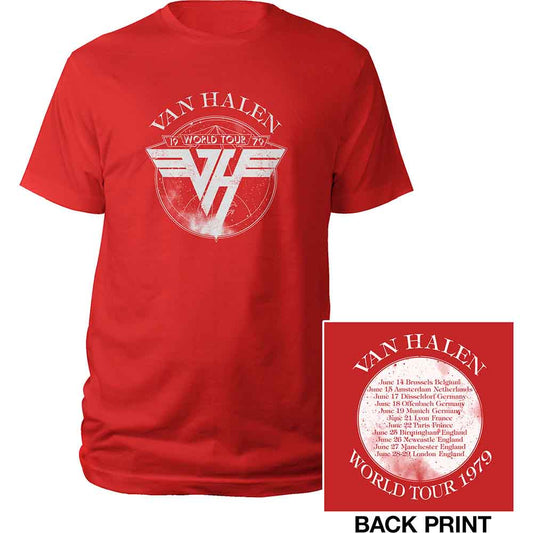 1979 Tour T Shirt Red