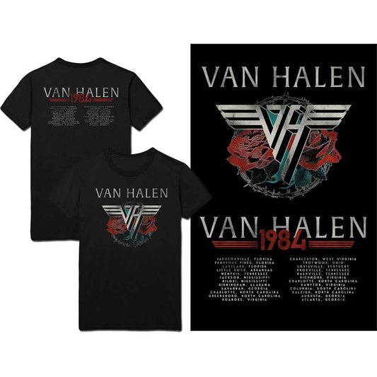 84 Tour T Shirt Black Style001