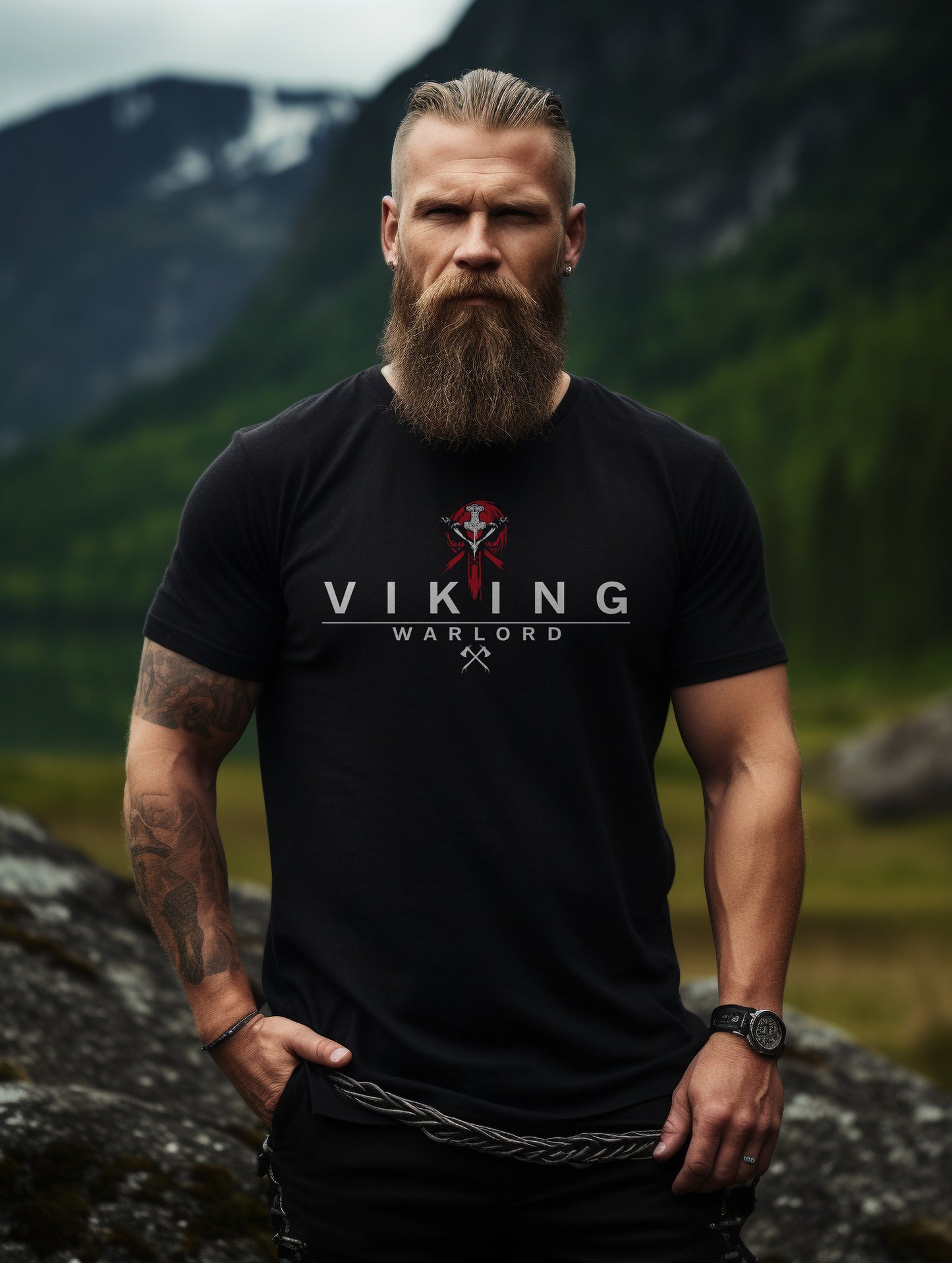 Viking Warlord Funny and T-Shirt