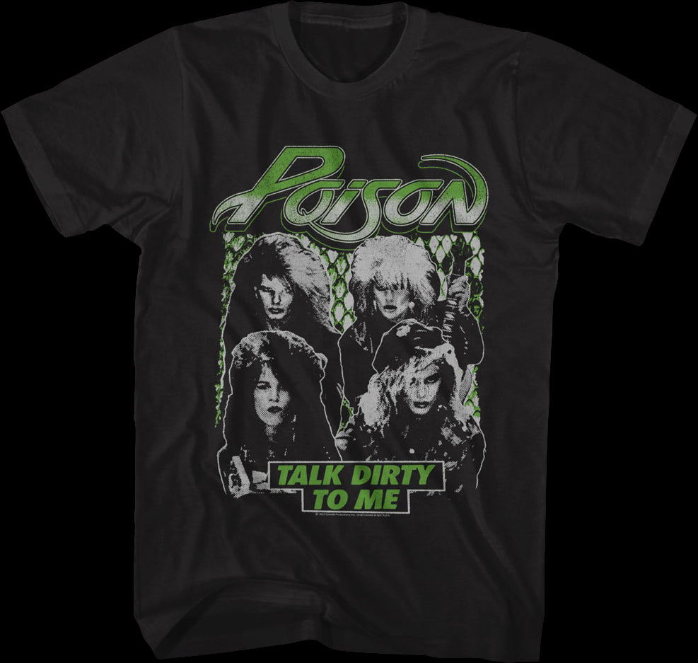 Vintage Photo Talk Dirty To Me Poison T-Shirt