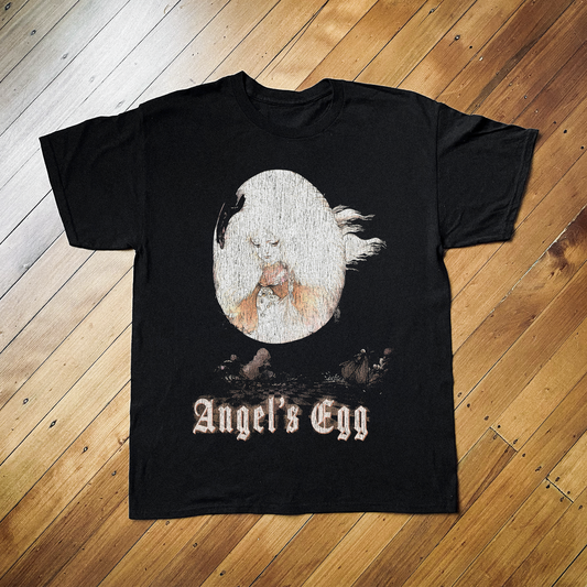 '85 ANGEL'S EGG BLACK T-SHIRT