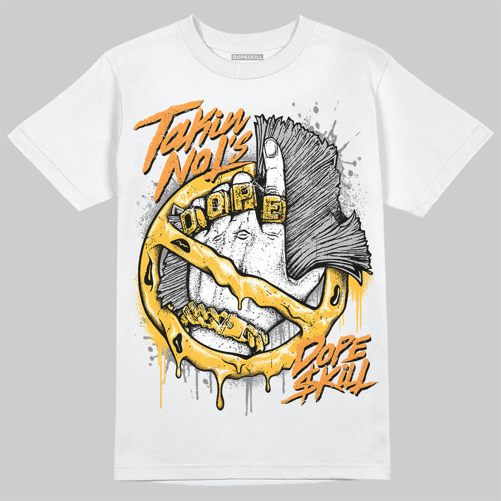 9060 Varsity Gold DopeSkill T-Shirt Takin No L's Graphic