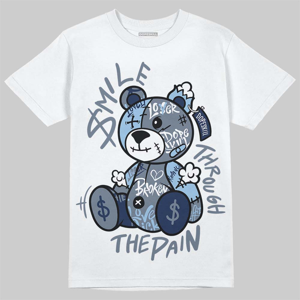 9060 Grey Day DopeSkill T-Shirt Smile Through The Pain Graphic