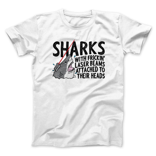 Sharks With Frickin‚Äô Laser Beams Funny Movie Men/Unisex T-Shirt