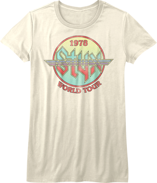 Womens 1978 World Tour Styx Shirt
