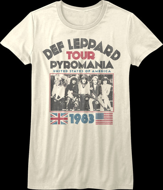 Womens 1983 Tour Def Leppard Shirt