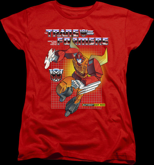 Womens Autobot Hot Rod Transformers Shirt