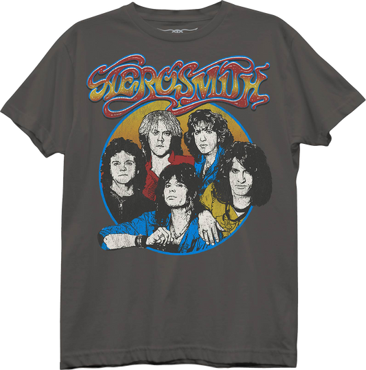 Womens Group Photo Aerosmith Shirt