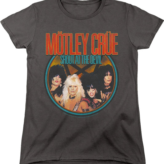 Womens Shout At The Devil Group Photo Motley Crue Shirt