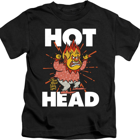 Youth Heat Miser Hot Head The Year Without A Santa Claus Shirt