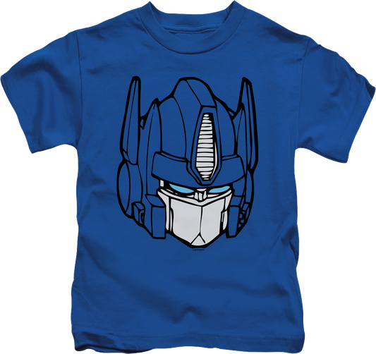 Youth Optimus Prime Head Shot Transformers Shirt